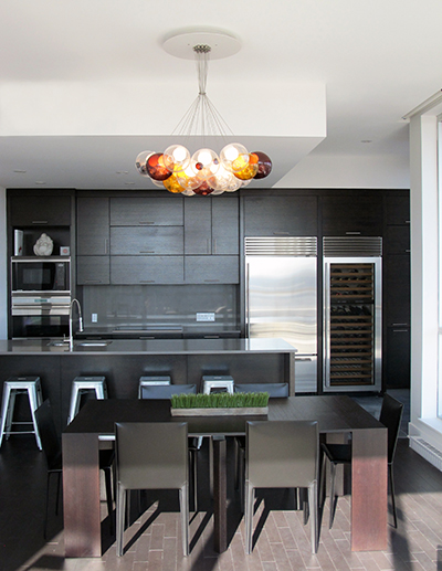 Modern kitchen - luxury interior designer Old Montreal