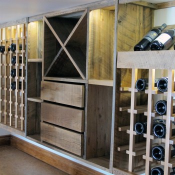 custom wine cellar - Upstage Interior Design