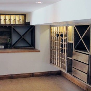 Luxury - custom wine cellar